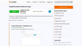 Insight Broadband Webmail Login