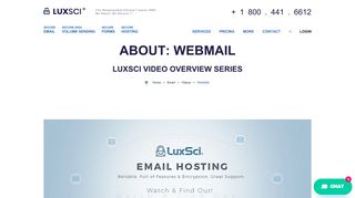 About: LuxSci WebMail