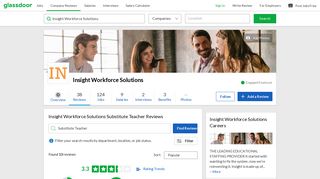 Insight Workforce Solutions Substitute Teacher Reviews | Glassdoor
