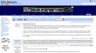 Insightbb Email Shutdown - Time Warner Cable - Legacy | DSLReports ...