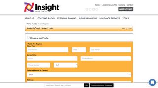 Insight Credit Union Login - Insight Credit Union Jobs - ApplicantPro