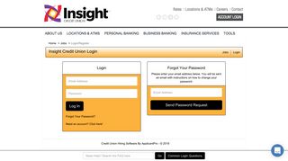 Login - Insight Credit Union Jobs - ApplicantPro