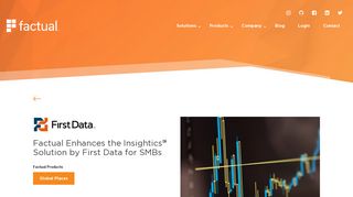 Factual Enhances the Insightics   Solution by First Data for SMBs