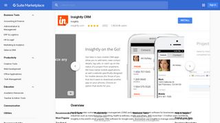 Insightly CRM - G Suite Marketplace - Google