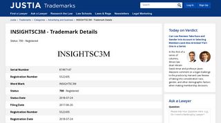 INSIGHTSC3M Trademark of Altria Group Distribution Company ...