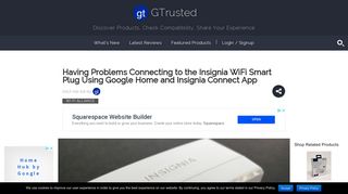 Having Problems Connecting to the Insignia WiFi Smart ... - GTrusted