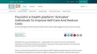 Flourish® e-health platform 