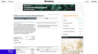 Theodoor Gilissen Bankiers N.V.: Private Company Information ...