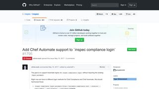 Add Chef Automate support to `inspec compliance login` · Issue #1795 ...
