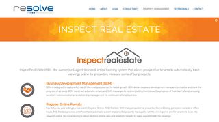 Inspect Real Estate | Resolve MREINZ - Business & Organisational ...
