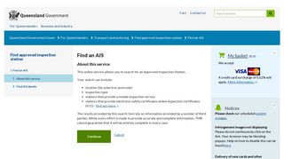 Find an AIS | Transport and motoring | Queensland Government