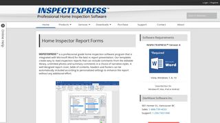 Home Inspector Report Forms