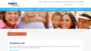 MyInspira App - Inspira Health Network