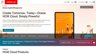HCM Cloud - Human Capital Management | Oracle