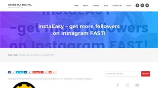 InstaEasy – get more followers on Instagram FAST! - DarkStar digital