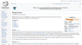 Chegg Tutors - Wikipedia
