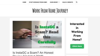Is InstaGC a Scam? An Honest Review [Updated 2018] - Work From ...