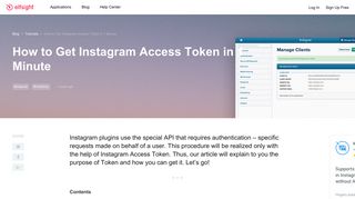 How to Get Instagram Access Token in 1 Minute - Elfsight