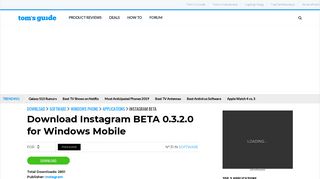 Download Instagram BETA 0.3.2.0 (Free) for Windows Mobile