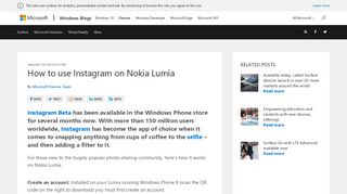 How to use Instagram on Nokia Lumia | Microsoft Devices Blog