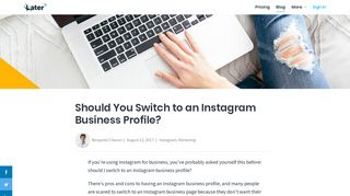 Should You Switch to an Instagram Business Profile? {INFOGRAPHIC}