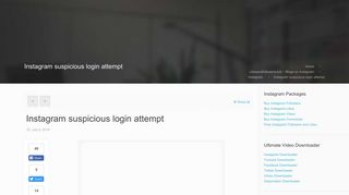 Instagram suspicious login attempt - How to fix it easily in few steps ...
