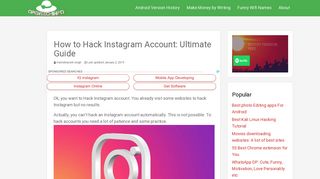 How to Hack Instagram Account: Ultimate Guide - Opentech Info