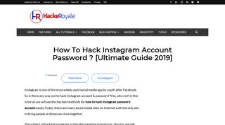 How To Hack Instagram Account Password In 2 Minutes? [Ultimate ...