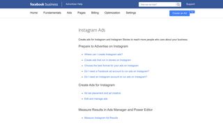 Instagram Ads | Facebook Ads Help Center