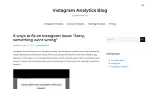 6 ways to fix an Instagram Issue: “Sorry, something went wrong ...