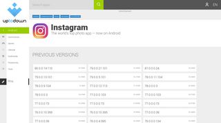 Instagram old versions - Android - Download instagram