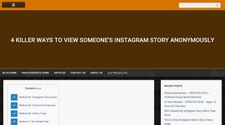 4 Killer Ways To View Someone's Instagram Story Anonymously