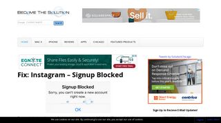 Fix: Instagram – Signup Blocked - Become The Solution