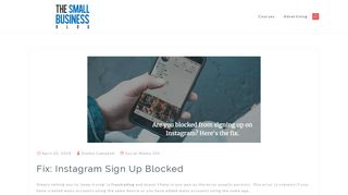 Fix: Instagram Sign Up Blocked - The Small Business Blog
