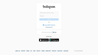 Log in - Instagram