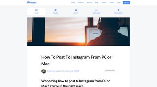 How To Post To Instagram From PC or Mac - A Complete Guide