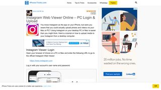 Instagram Web Viewer: Login & Upload Images From PC/Mac