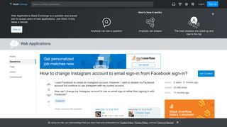 How to change Instagram account to email sign-in from Facebook ...