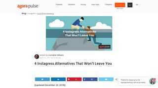 4 Instagress Alternatives That Won't Leave You | Agorapulse