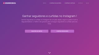 Seguidores Brasil: Ganhar Seguidores e Curtidas no Instagram Grátis