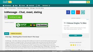 InMessage - Chat, meet, dating Free Download