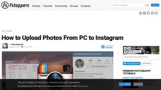 How to Upload Photos From PC to Instagram | Fstoppers - (Page 2)