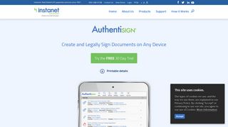 Authentisign - Instanet Solutions