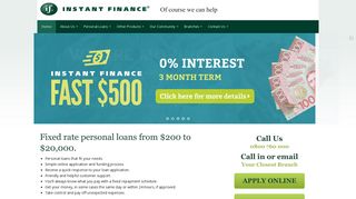 Instant Finance: Personal Loans NZ | Fixed Rate Personal Loans