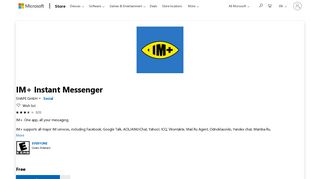 Get IM+ Instant Messenger - Microsoft Store