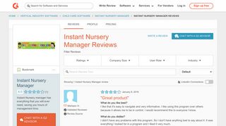 Instant Nursery Manager Reviews | G2 Crowd