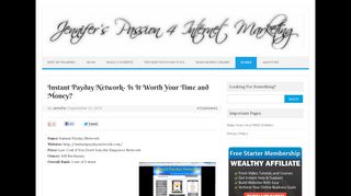 Instant Payday Network- Is It Worth Your Time and Money? | Jennifer's ...