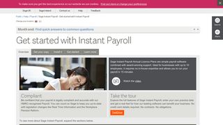 Sage Instant Payroll - Get started with Instant Payroll