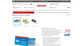Business Cards | Custom Business Card Printing | Staples®
