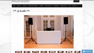 ** DJ Booths ** | Instant Request